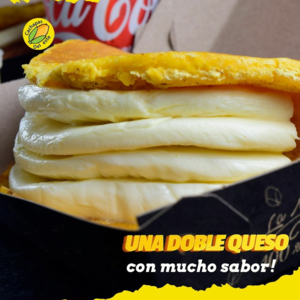 cachapa con doble queso guayanes
